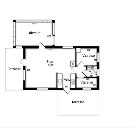펜션 Near Beautiful White Sandy Beaches